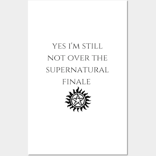 yes i'm still not over the supernatural finale possession tattoo Posters and Art